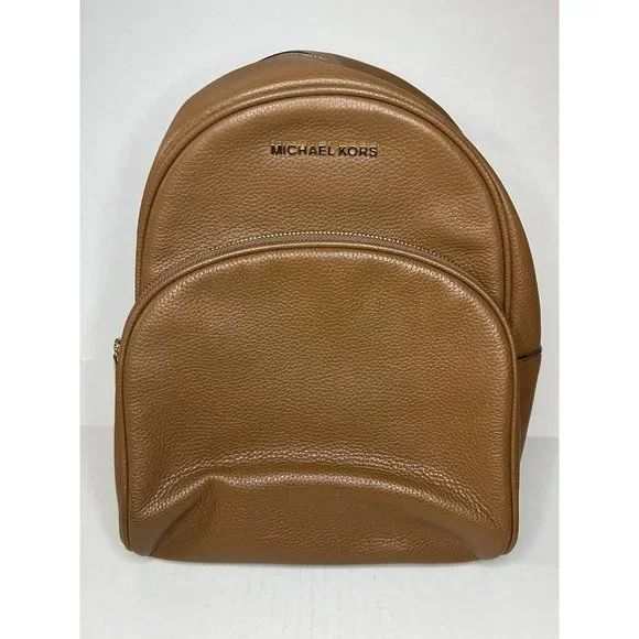 Backpack Brown Michael Kors Abbey Medium Backpack Michael Kors Bags Michael  Kors Abbey Medium Pebbled Leather